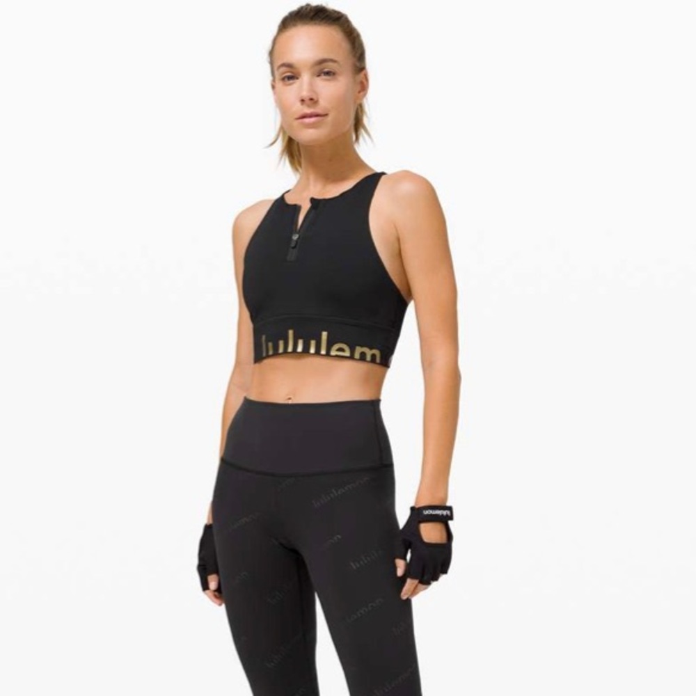 Lululemon Energy Bra High Neck Long Line Zip Special Edition